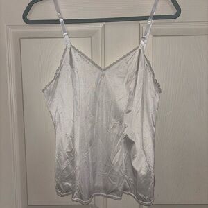 Vanity Fair Silky White Camisole